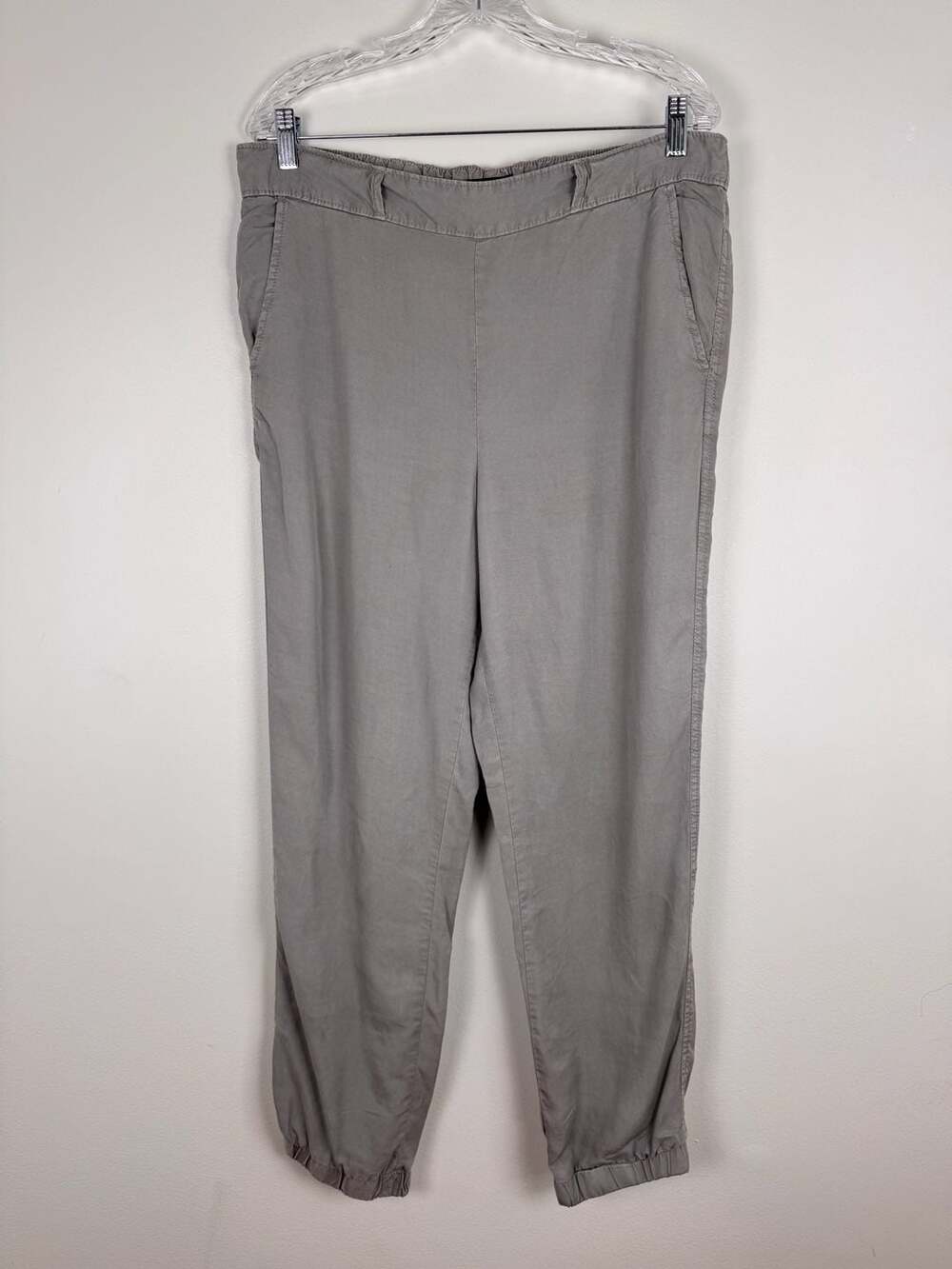 Sanctuary Women's Gray Elastic Waist Jogger Pants Size L